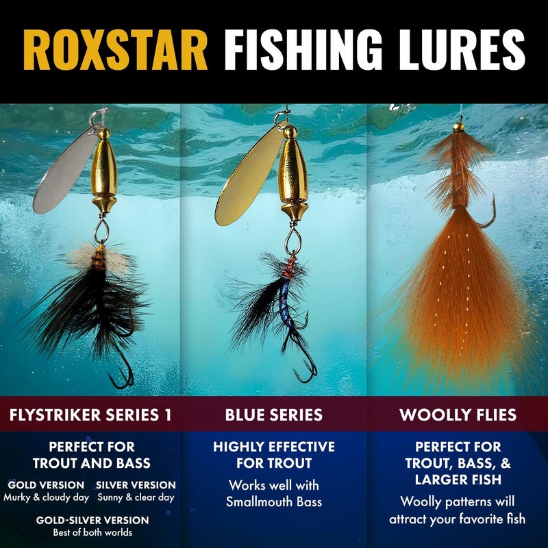 RoxStar Lures RoxStar Fly Shop | Wooly Bugger Flies Assortment | Hand Tied with Platinum Select Marabou | We Have Mastered The Woolly Bugger - The Results are Unmatched! Tied in House - Never Outsourced! - Image 5